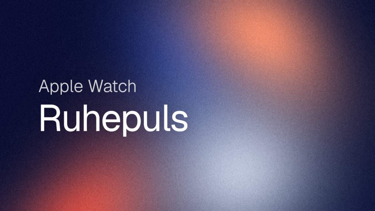 Ruhepuls auf der Apple Watch: normal und genau?