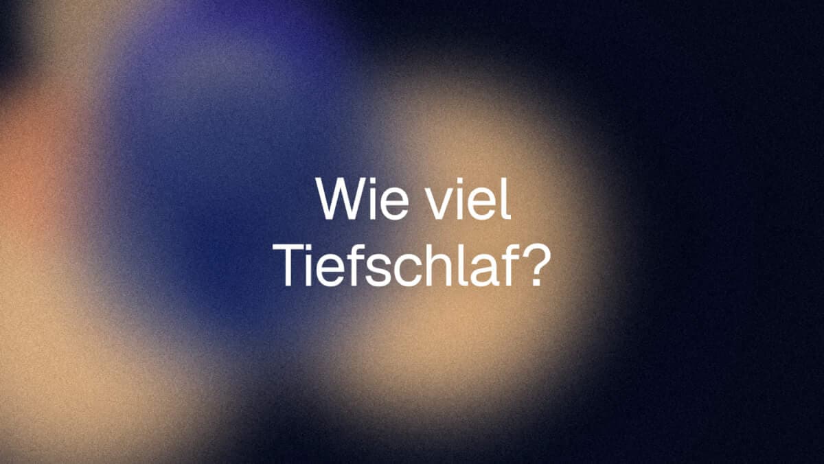 Wie viel Tiefschlaf ist normal? Werte nach Alter