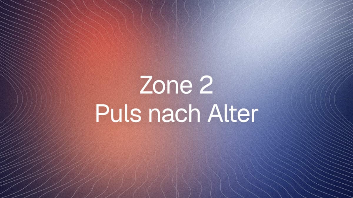 Herzfrequenz Zone 2 nach Alter: Tabelle & Training