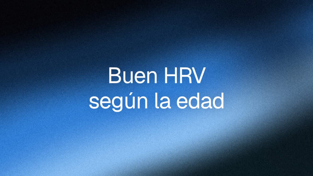 Buen HRV según la edad: ¿Qué es normal y el tuyo es saludable?