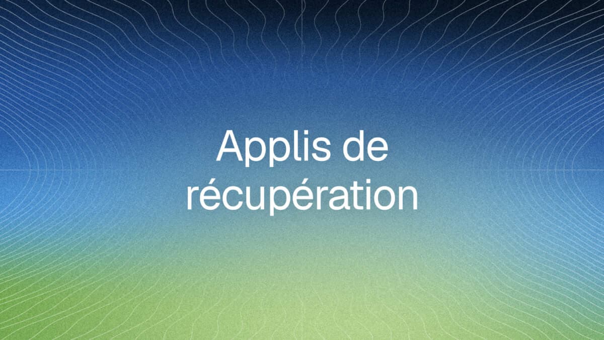 Meilleures apps de récupération Apple Watch 2026