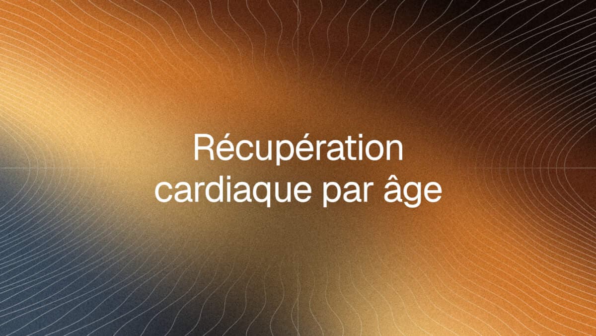 Récupération cardiaque selon l'âge : quelle valeur est bonne ?
