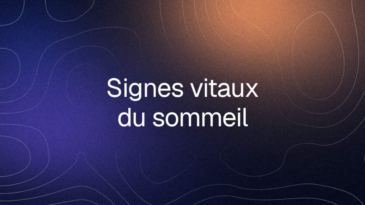 Fréquence respiratoire et oxygène sanguin normaux pendant le sommeil
