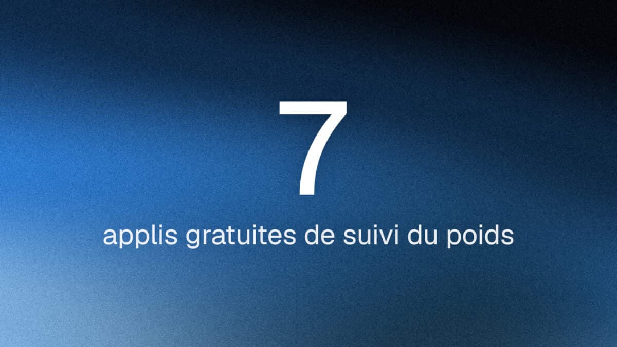 7 meilleures applications gratuites de suivi du poids en 2026