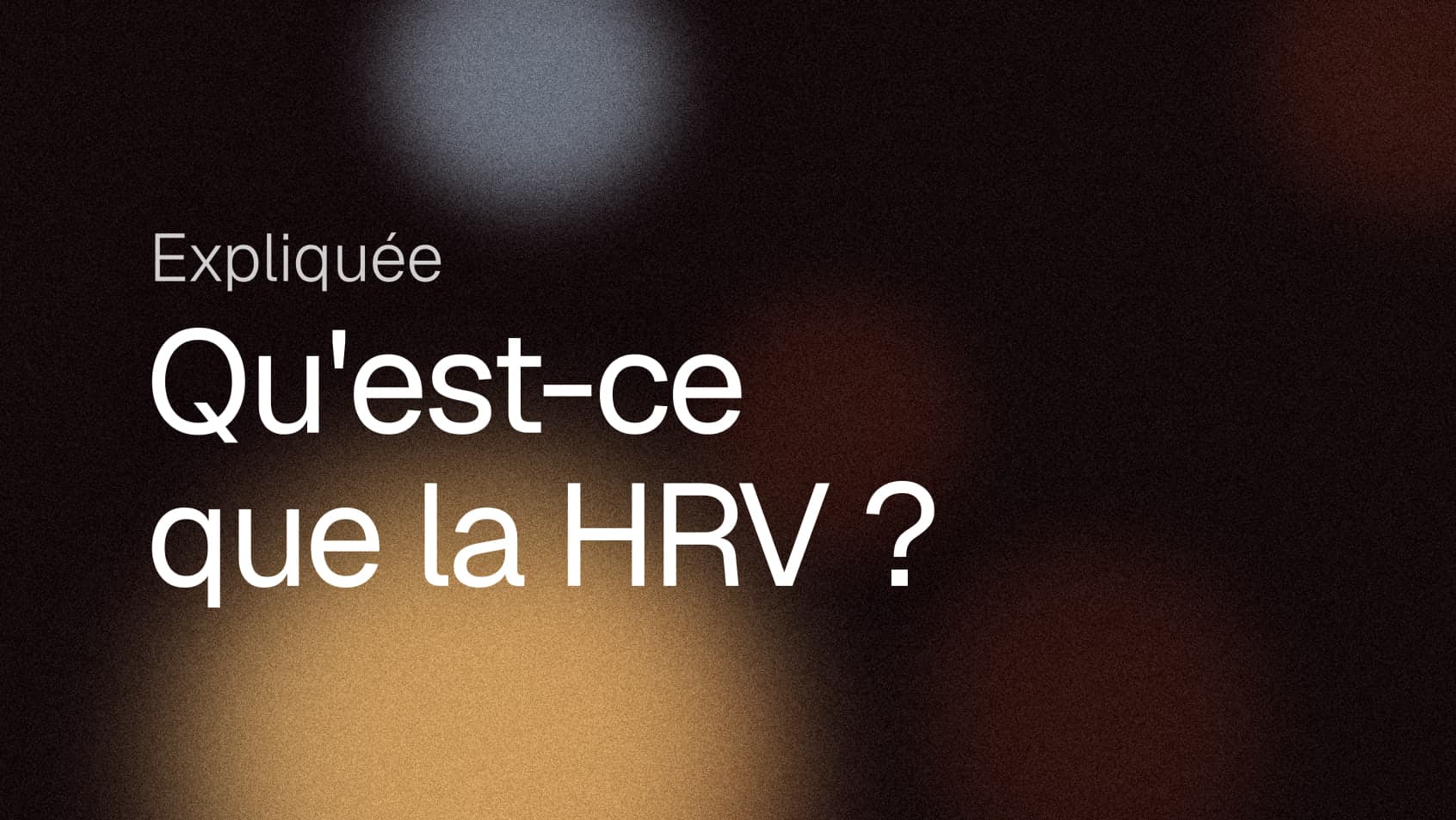 Qu'est-ce que la VFC (HRV) ? La variabilité de la fréquence cardiaque expliquée