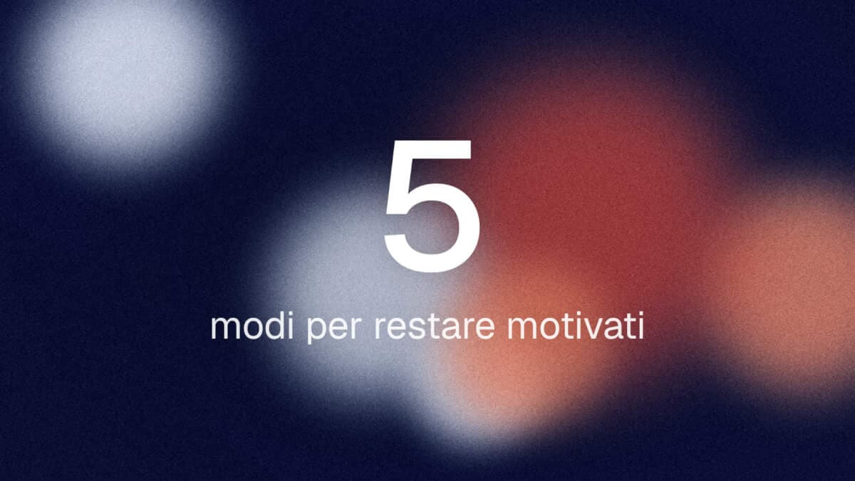 5 modi per rimanere motivati nel tuo percorso di fitness