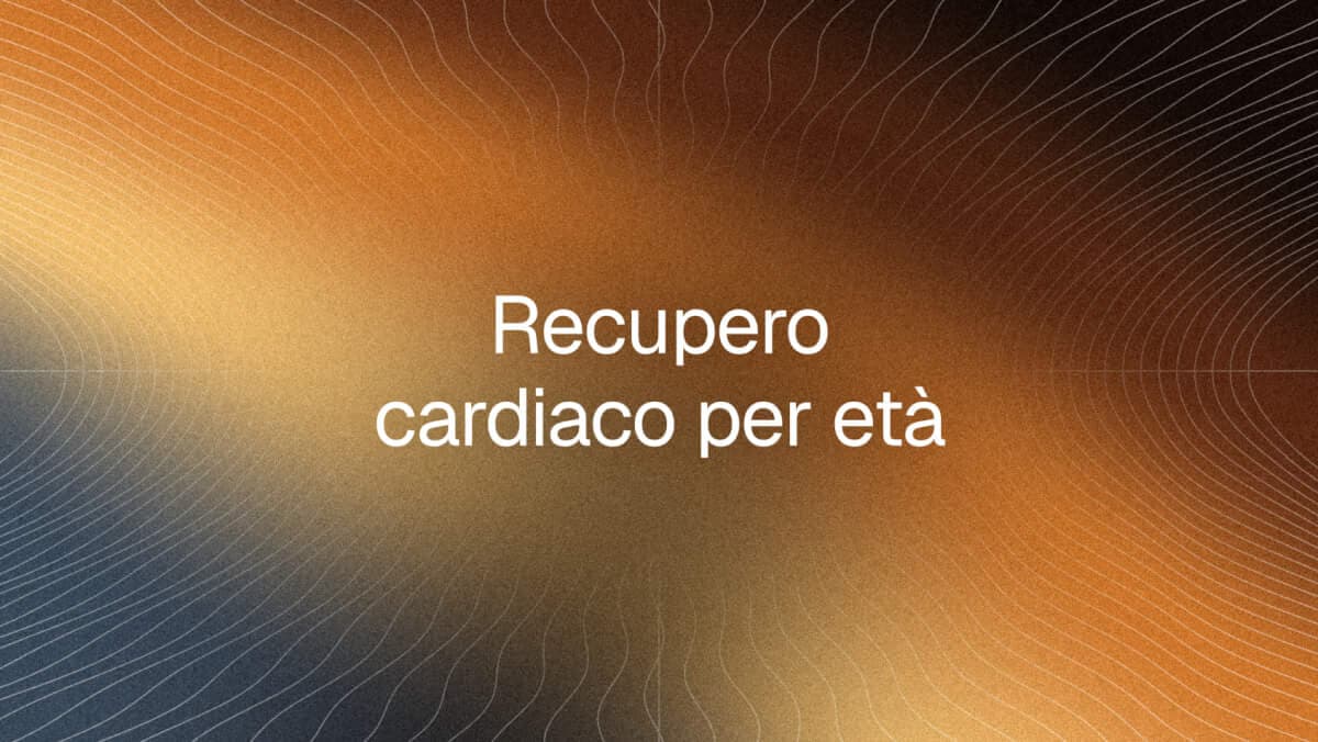 Recupero della frequenza cardiaca per età: qual è un buon valore?