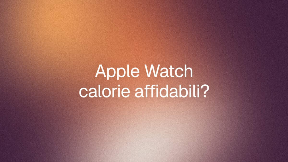 Quanto è preciso il conteggio calorie su Apple Watch?