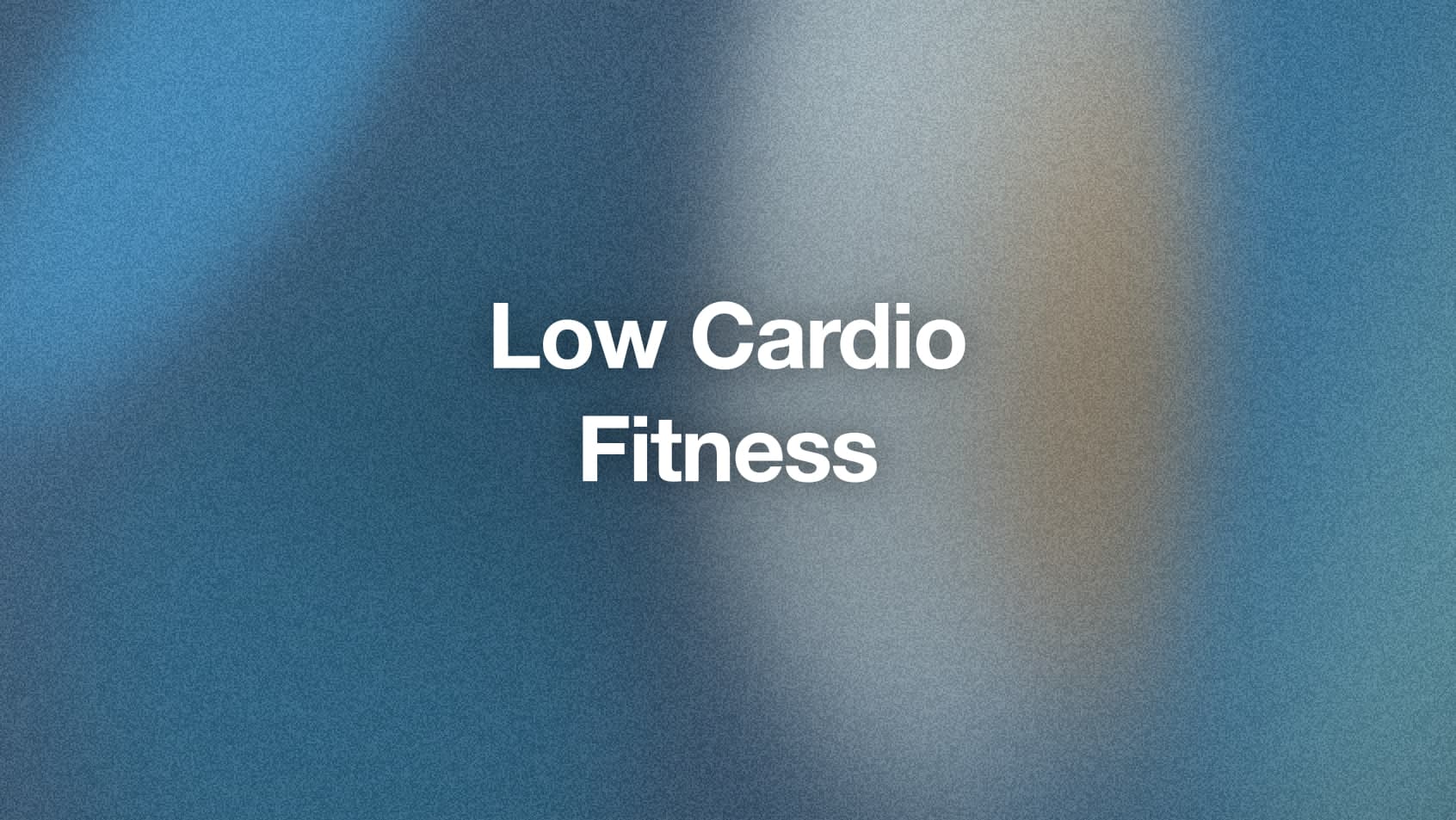 Low Cardio Fitness on Apple Watch: What It Means & How to Fix It