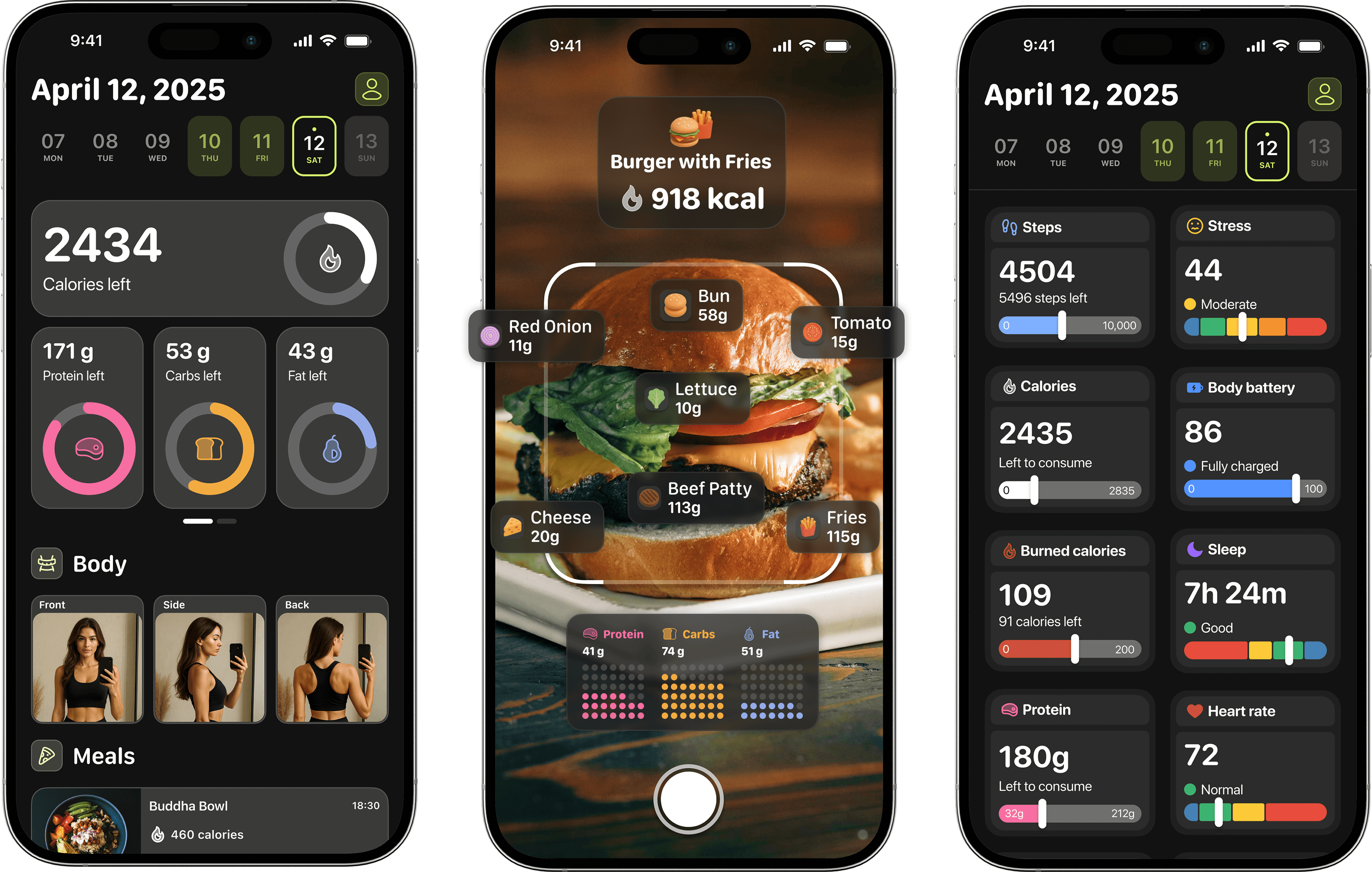 Bodly app dashboard
