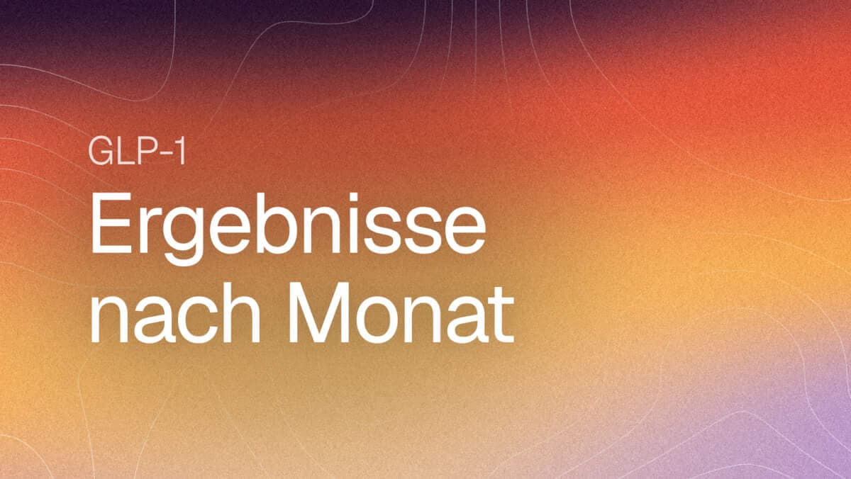 GLP-1-Abnehmergebnisse nach Monaten: Was Studien zeigen