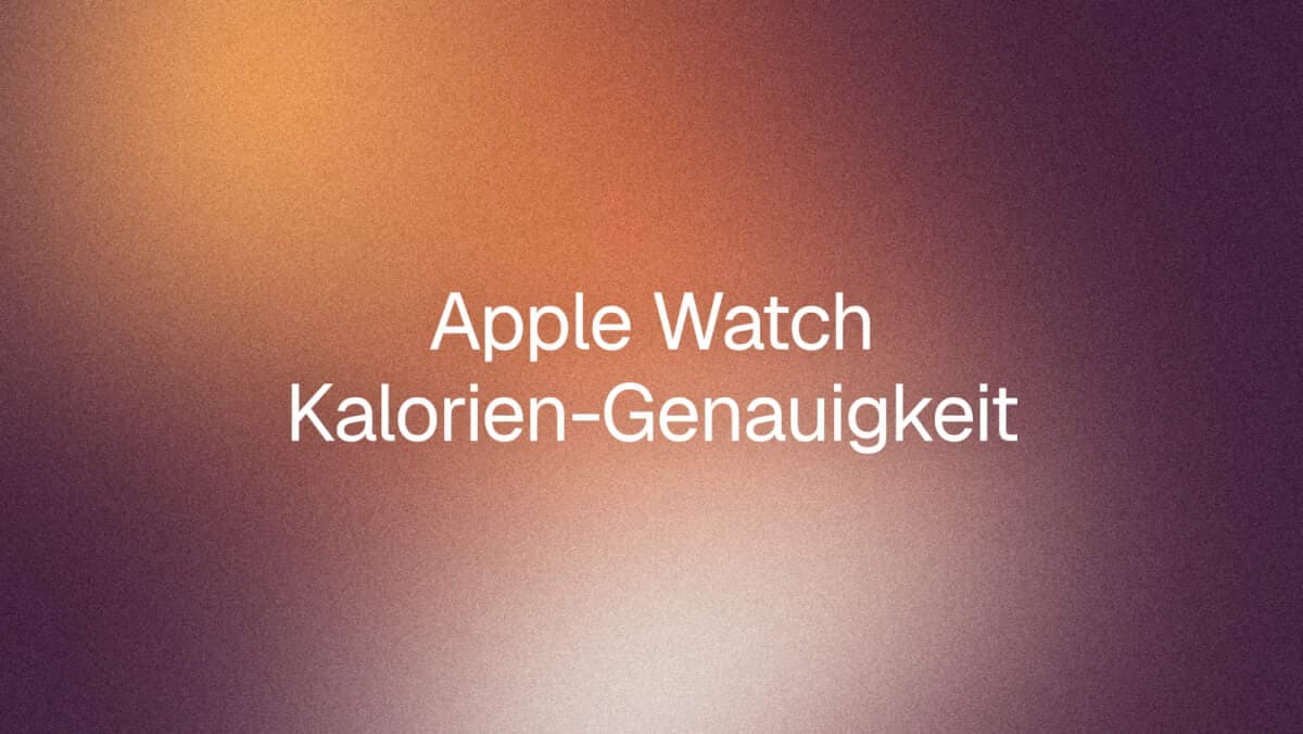 Wie genau ist die Kalorienmessung der Apple Watch? (Was die Forschung sagt)