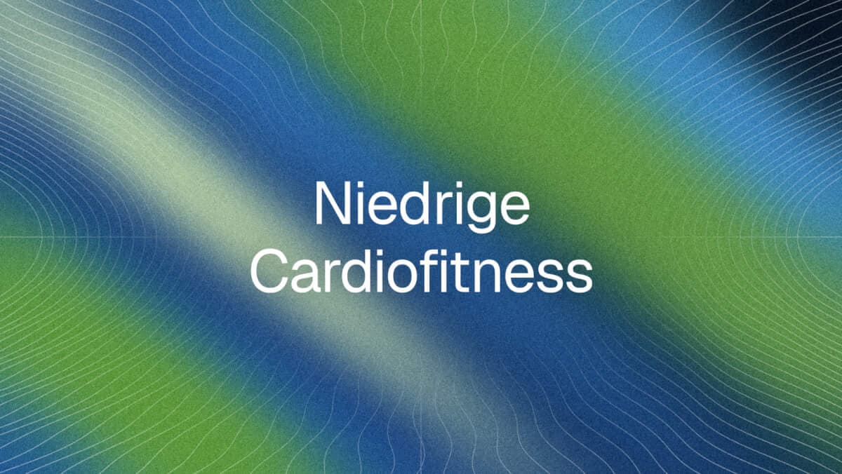 Niedrige Cardio-Fitness auf der Apple Watch: Was das bedeutet und wie du sie verbesserst