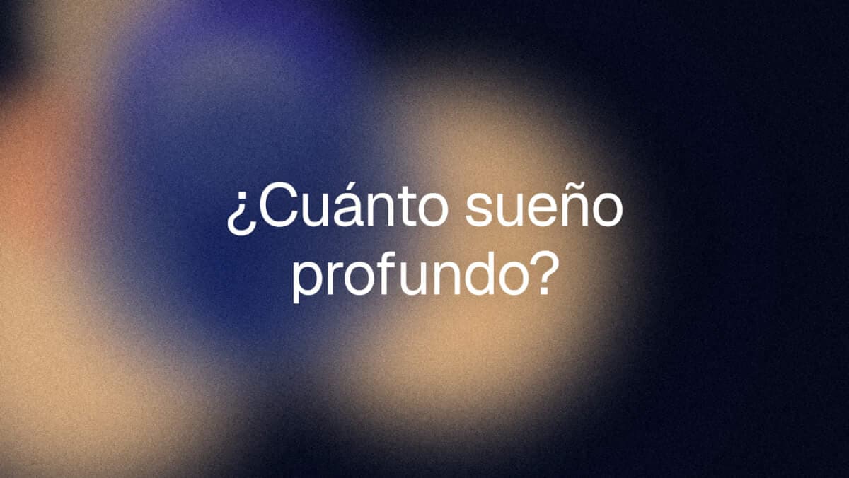 ¿Cuánto sueño profundo necesitas? Por edad