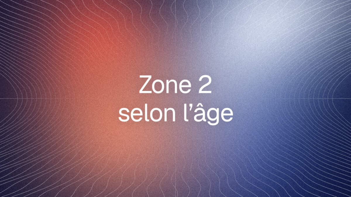 Fréquence cardiaque en zone 2 selon l’âge